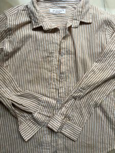 Striped Button-Down Shirt
