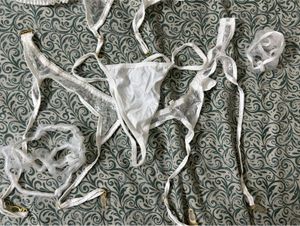 ｡𖦹°‧ White Lace Lingerie Set