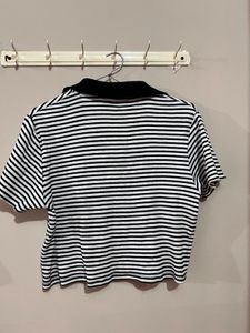 Max stripped Crop Top