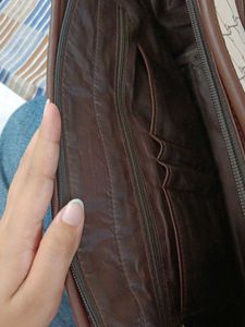 Vintage Tan &amp; Brown Tote Bag