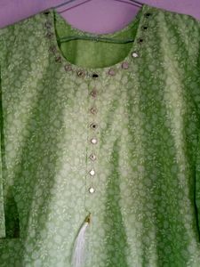Kurta Set With Trouser And Dupatta