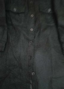 black new trench coat