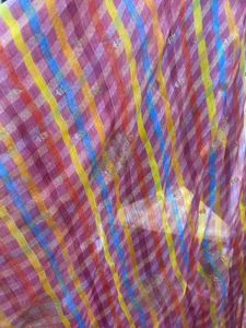 pink multi saree