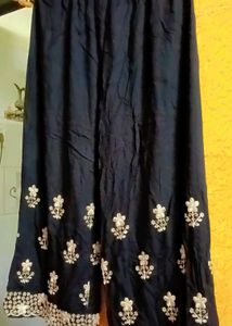 Embroidered Palazzos Set🖤
