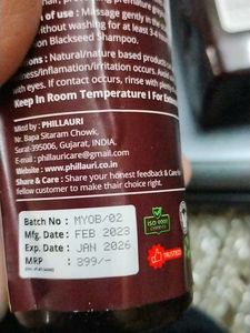 Mukti Gold Herbal Hair Wash&amp; Phillauri Hairoil