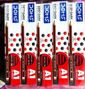 DOMS Deep Dark HB Pencils - Pack of 10