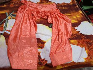 Peach Embroidered Kurta Set