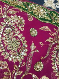 Elegant Ethnic Saree With Belous