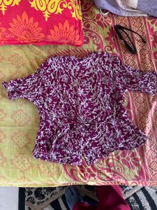 Nuon Smocked Crop Top
