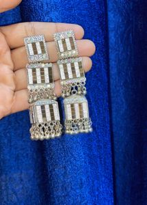 Striped Dangle Earrings