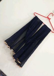 Blue Georgette Dupatta With Golden Stones✨️