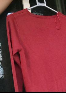 FIG Red Knit Sweater