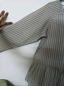 Crinched West Stylish Multi Colour Top