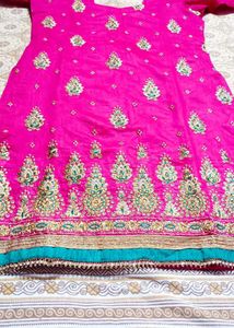 Chanderi Silk Kurti Set