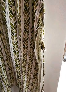 Leaf Print Green Kurta