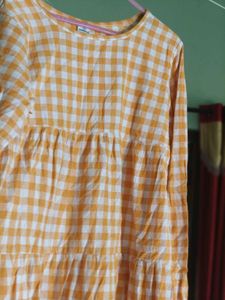Gingham Tiered Dress