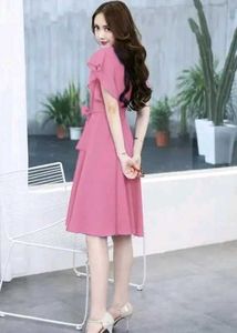 Pink Flutter Sleeve 👗 👌