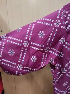 Elegant Maroon Printed Kurti (CU)