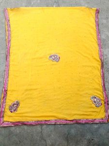 Elegant Yellow Dupatta