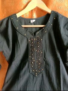 New Black Kurti