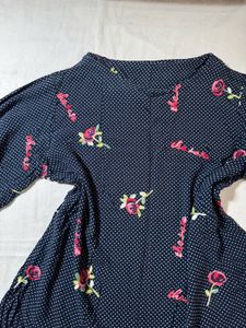 Polka Dot &amp; Rose Top