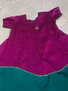 Long Silk Kurti