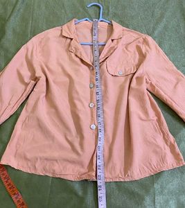 Peach Collar Top Bust 36-38