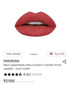 Huda Beauty Matte Lipstick And Blush