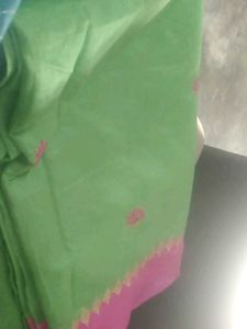 Green & Pink Saree
