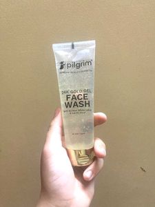 Pilgrim 24k Gold Gel Facewash with Korean White Lo