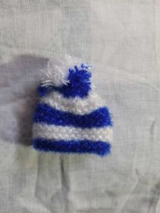 Blue &amp; White Striped Hat
