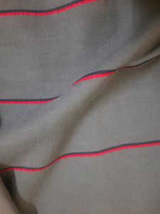 Grey Sweatshirt With Red Stripes - XL Size