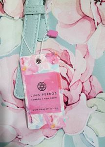 Floral Lino Perros Tote Bag
