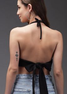 Black Halter bralette