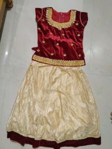 Festive Girls' Ethnic Set