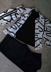Combo Of 3 Tank Top + Shirt + Jeans