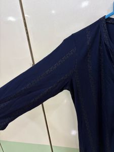 Elegant Navy Blue Kurta