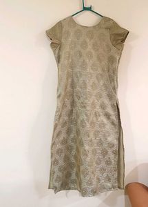 Golden and Green lehenga kurta