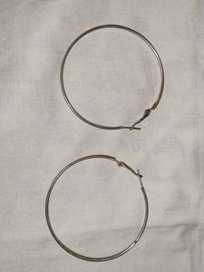 Silver Hoop Earrings