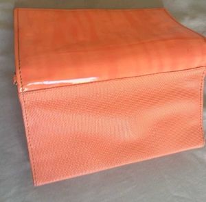 Peach Coloured Folding Clutch Ful Pouch Purse