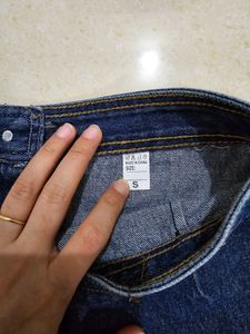 Denim Short Skirt