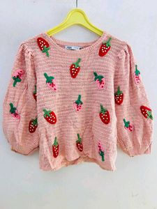Cute Strawberry Sweater