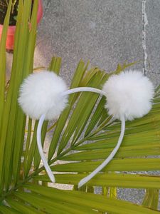 Pompom Hairband For Kids Girls
