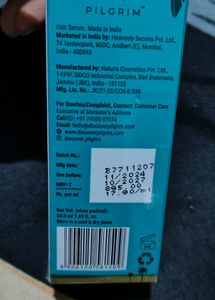 Pilgrim Hair Growth Serum