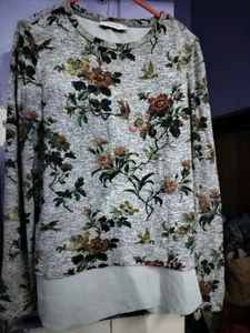 Floral Woolen Top (Elegant And Stylish )Small Size