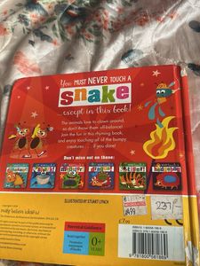 Childrens board book( Never touch a snake)🐍