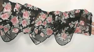 Floral Mesh Top