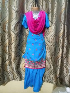 Blue Wedding Suit( Without Duppatta)