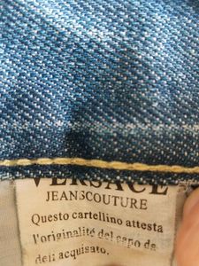 Designer Versace Distressed Jeans