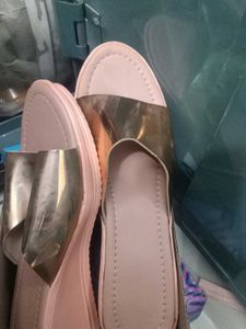 Heels Sandal Golden Colour